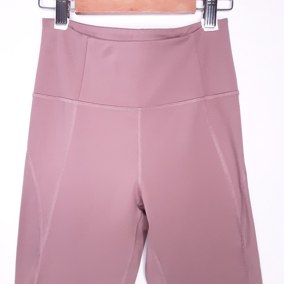 Girlfriend Collective Leggings Mauve Pink  Small XSmall Compressive High Rise - Picture 2 of 6